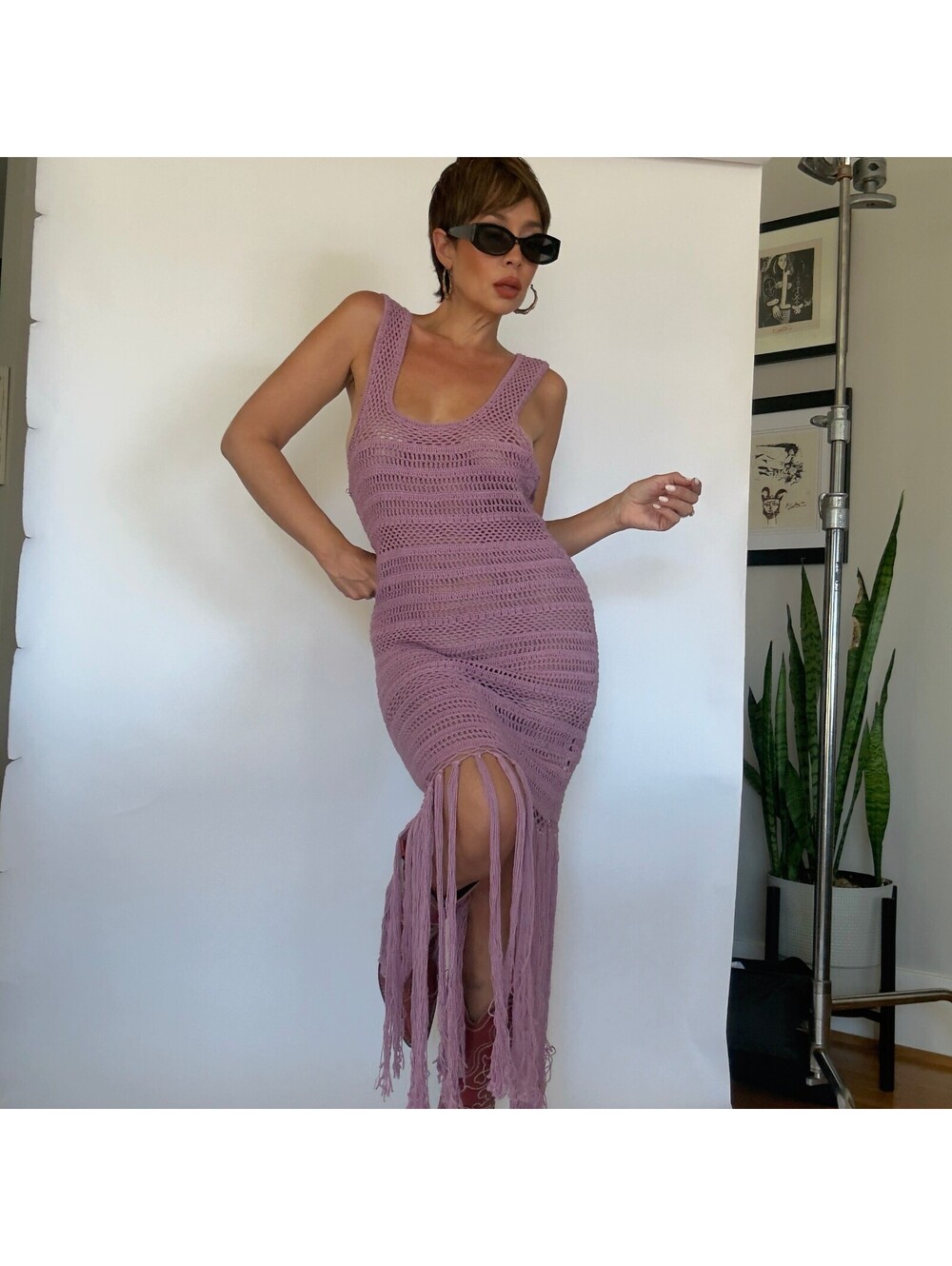 Crochet Maxi Dress